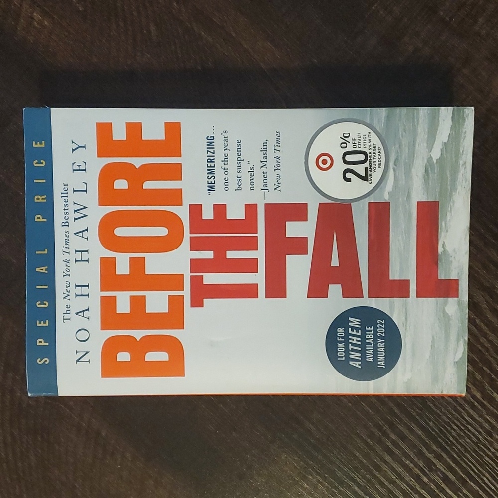 Before the Fall adult fiction book